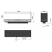 Биокамин Decoflame Montreal 1200mm Торцевой сквозной 3-х сторонний