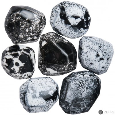 Декоративные керамические камни кристалл мрамор 7 шт (ZeFire) в категории Аксессуары к биокаминам