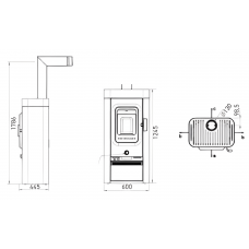 Печь-камин Austroflamm Sina Xtra