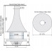 Центральный камин Eva 992 стандарт JC Bordelet