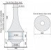 Центральный камин Marina 993 стандарт JC Bordelet