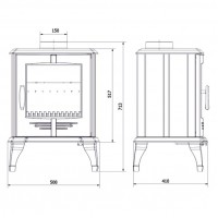 Чугунная печь KAWMET P8 7.9 kW EKO