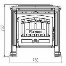 Печь-камин Plamen TENA