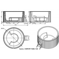 Купель Comfort Family Cold 220
