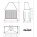 Открытая Каминная топка АСТОВ ОПС 900