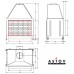Открытая Каминная топка АСТОВ ОПС 900 У