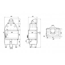 Каминная топка DEFRO HOME INTRA SM BL MINI