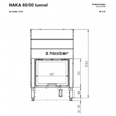 Каминная топка Hoxter HAKA 60/50ST